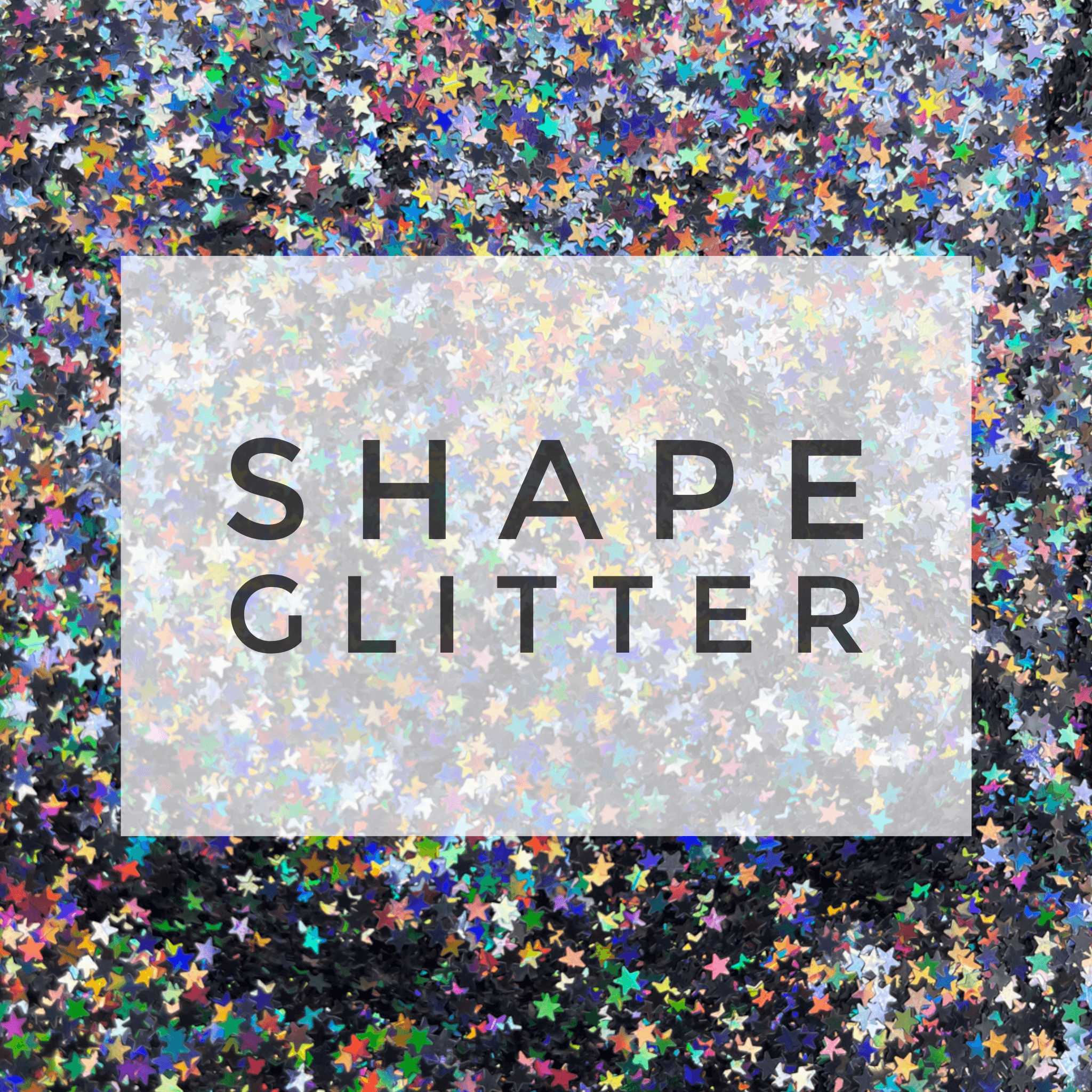 Shaped Glitter  Rocki Road Kreations, LLC.