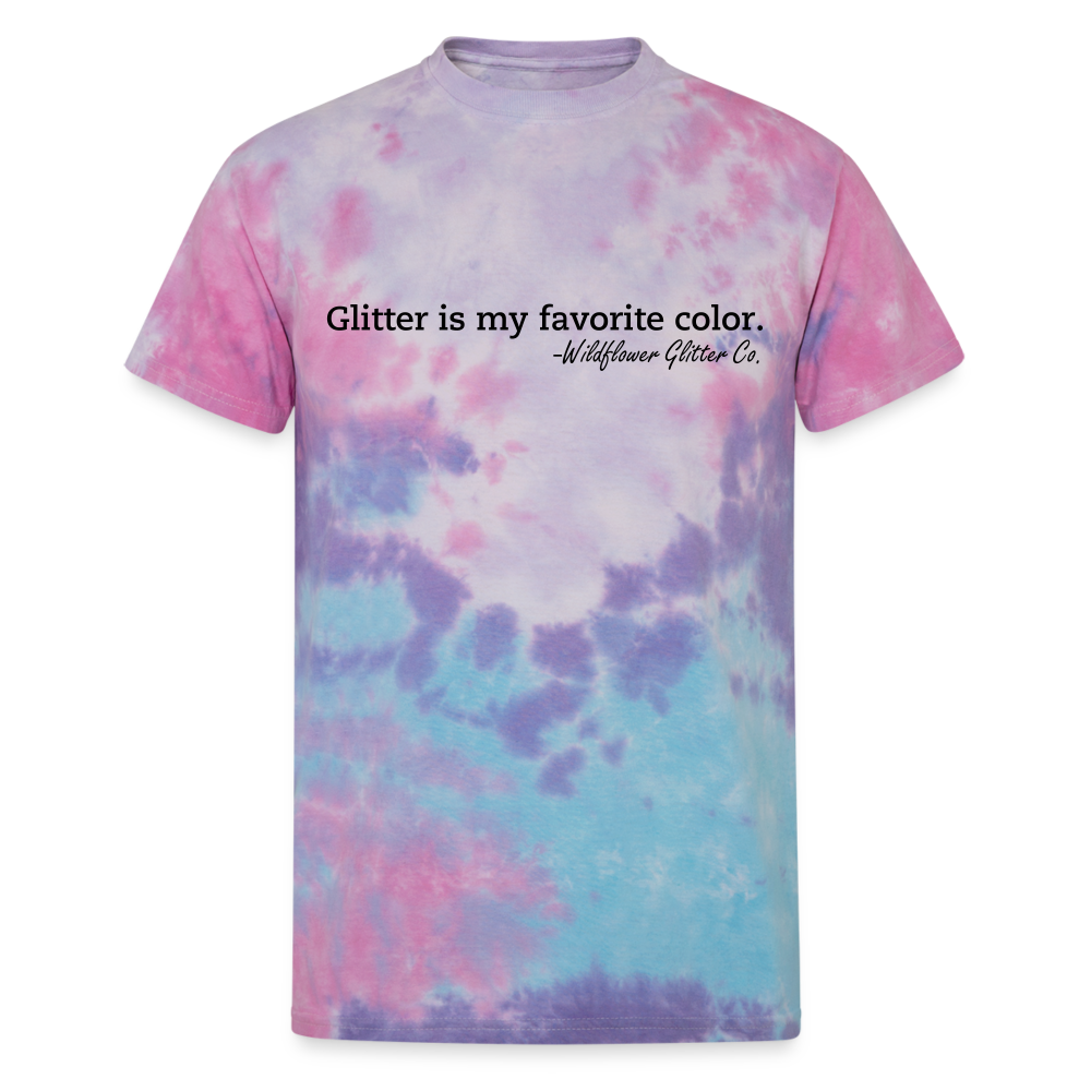 Glitter is...tie dye - cotton candy
